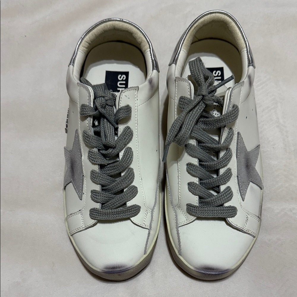 GOLDEN GOOSE
Super-Star Mixed Leather Sneakers